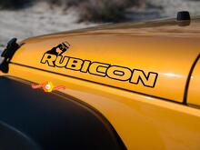 Paar Haubenrollen-Vinyl-Aufkleber für JEEP WRANGLER RUBICON SAHARA JK CJ TJ YJ 2