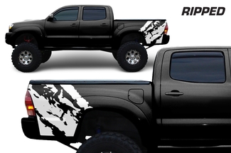 Toyota Tacoma 2005-2018 Custom Quarter Side Decal Truck Wrap – RIPPED