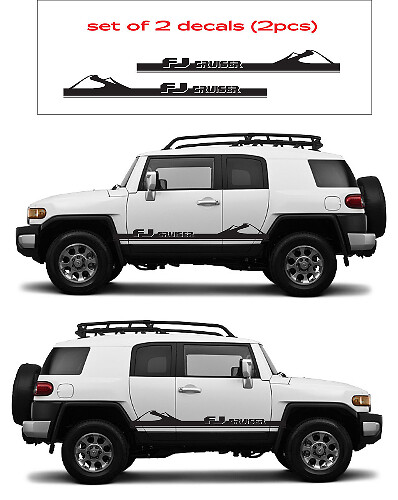 Mountain Style Seitenstreifen Aufkleber Set für Toyota FJ Cruiser