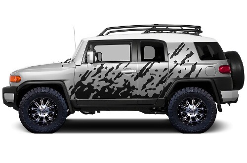Schlammspritzerschutz Seitenaufkleber-Set für Toyota FJ Cruiser 2007-2014