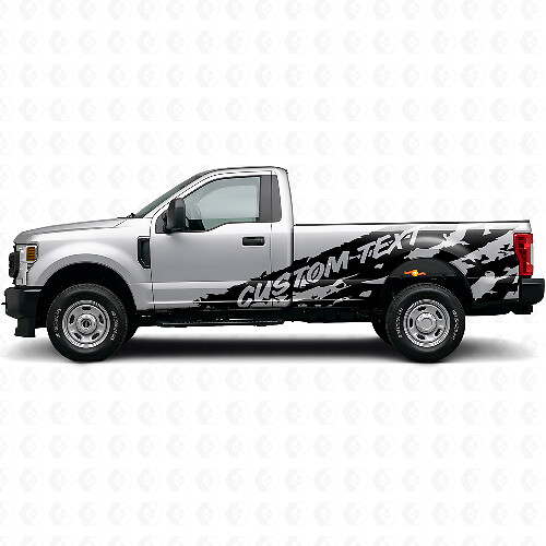 Schlammspritzer Seitliches individuelles Vinyl-Aufkleber für Musclecar F-250 1999-2006