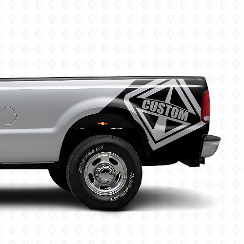 Individuelle Heckkotflügel Vinyl-Aufkleber für Musclecar F-250 F-350_1