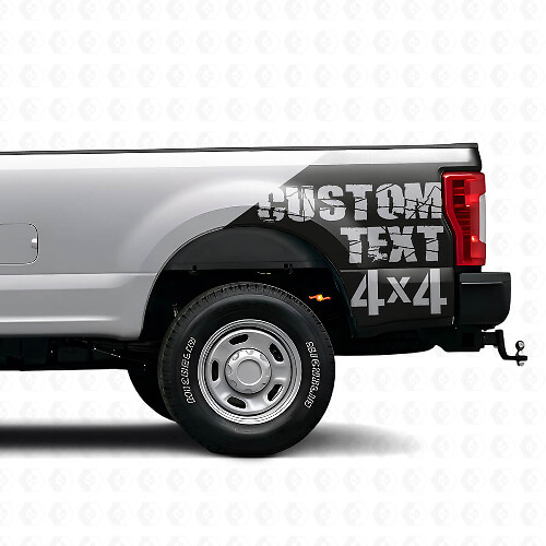 4x4 Hintere Seitenkotflügel Vinyl-Aufkleber Für Musclecar F-250/350