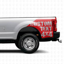 4x4 Hintere Seitenkotflügel Vinyl-Aufkleber Für Musclecar F-250/350_3