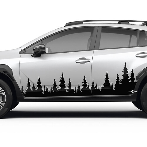Benutzerdefinierte Vinyl -Aufkleber -Aufkleber -Wrap -Kit -Bäume passen Suba Crossrek
