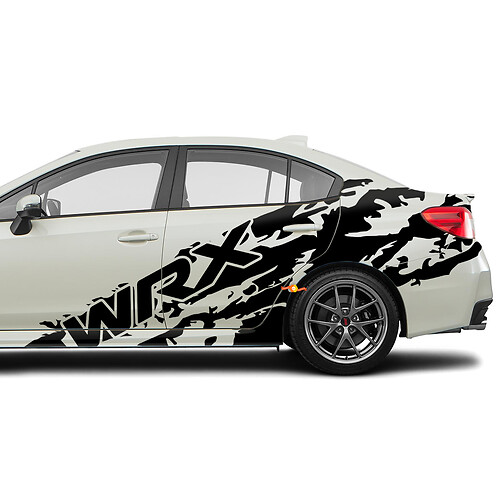 Splash Vinyl Sticker Decal Wrap Kit Fit Suba Impreza sti Wrx
