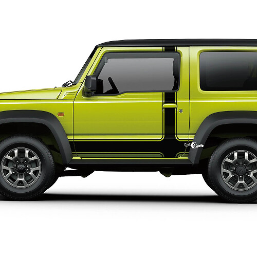 Suzuki JIMNY Seitentüren Streifen Aufkleber Logo Linien Aufkleber
