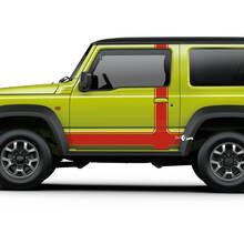 Suzuki JIMNY Seitentüren Streifen Aufkleber Logo Linien Aufkleber
 3