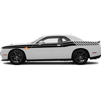 Streifen Pulse Rally Dodge Challenger Vinyl Aufkleber Aufkleber
