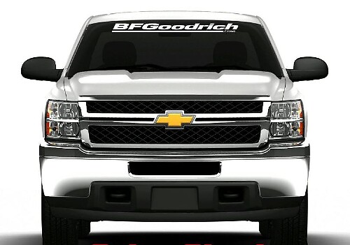 BFGoodrich Windschutzscheiben-Banner Vinylaufkleber