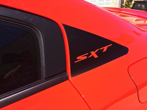 C-Säule SXT Emblem Vinyl-Aufkleber Set für Dodge Charger 2011-2020