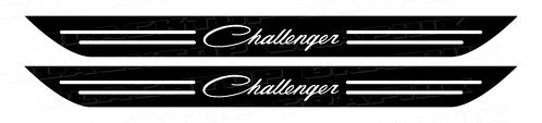 Dodge Challenger Classic Script Einstiegsleisten Aufkleber Dodge 2006–2017 MOPAR HEMI