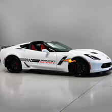 Corvette RACING SPORT STRIPES Vinyl Aufkleber Aufkleber C3 C4 C5 C6 C7 ZO6 ZR1 Stingray Mehr
 2