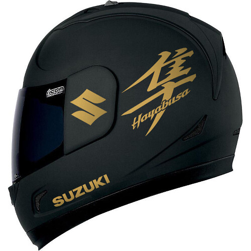Suzuki Hayabusa Motorradhelm Vinyl-Aufkleber-Set