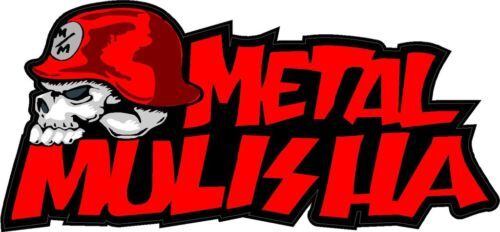 Metal Mulisha Stil Schädel Logo Vinyl-Aufkleber Paar
