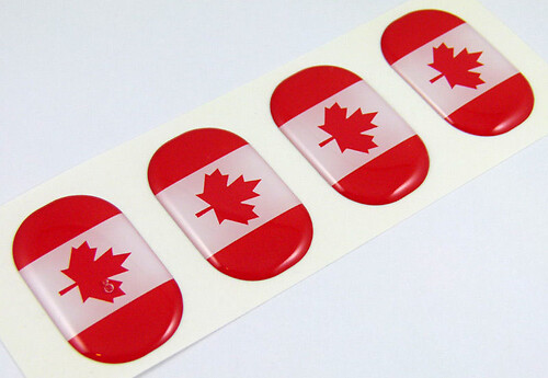Kanada Flagge 3D Universal Emblem