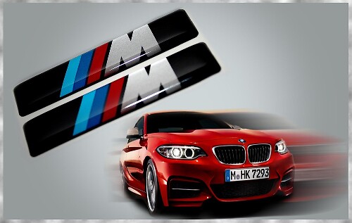 M Style 3D Gel Domed Emblem-Aufkleber für BMW-Modelle