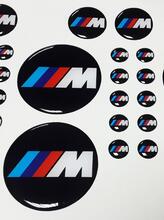 BMW M Power Performance 3D-gewölbte Aufkleber-Embleme, 14 Stück
 2