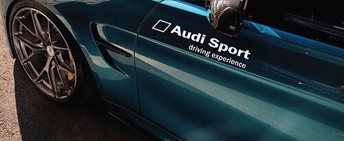 Audi Sport Driving Experience Seitentür Vinyl Aufkleber für Audi S4