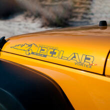 Polar Vortex Vinyl Haubenaufkleber Decals für Jeep Wrangler JK JKU 2