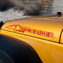 Mountain Rockrider Motorhauben-Vinylaufkleber für Jeep Wrangler JK JKU 3