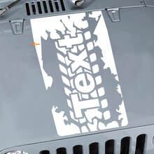 Reifenprofil Motorhauben Vinyl-Aufkleber Decal für Jeep Wrangler JK JKU LJ TJ_2