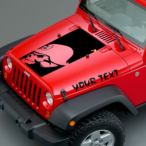 Blackout Metal Mulisha Head Vinyl-Aufkleber für Jeep Wrangler_1