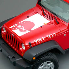 Blackout Metal Mulisha Head Vinyl-Aufkleber für Jeep Wrangler_3
