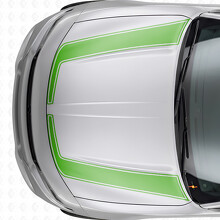 Akzentumriss-Streifen Motorhauben-Vinylaufkleber für Dodge Charger 2015-2026_3