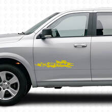Custom Splash Style Türvinylaufkleber für Dodge Ram Rebel 1500-3500 2009-2016_6