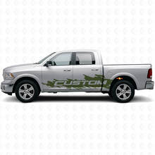 Mud Splash Custom Seitliches Vinyl-Aufkleber-Kit für Dodge Ram Rebel 2009–2016_3