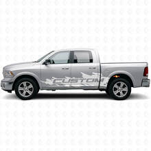 Mud Splash Custom Seitliches Vinyl-Aufkleber-Kit für Dodge Ram Rebel 2009–2016_5