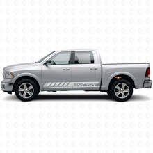 Benutzerdefinierter Stroboskop-Seitenstreifen-Aufkleber aus Vinyl für Dodge Ram Rebel 1500 2009–2016_5