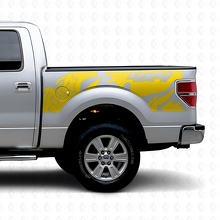4x4 Offroad-Stil Vinyl-Aufkleber für die hintere Seite von Musclecar Truck 2010-2020_2