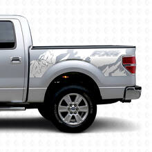 FX4 4x4 Offroad-Stil Vinyl-Aufkleber für hintere Seitenflächen bei Musclecar Trucks 2010-2020_5