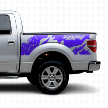 4x4 Offroad-Stil Vinyl-Aufkleber für die hintere Seite von Musclecar Truck 2010-2020_6