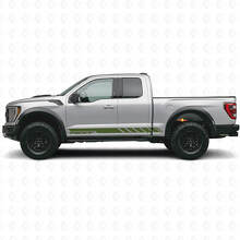 Schachbrett-Muster Custom Seitenstreifen Vinyl-Aufkleber für Musclecar Truck 2010-2020_3
