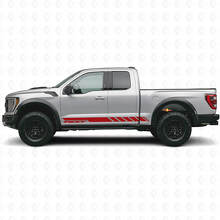 Schachbrett-Muster Custom Seitenstreifen Vinyl-Aufkleber für Musclecar Truck 2010-2020_4