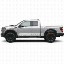 Schachbrett-Muster Custom Seitenstreifen Vinyl-Aufkleber für Musclecar Truck 2010-2020_5