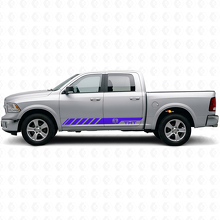 Individuelle Hemi-Stil Seitenstreifen Vinyl-Aufkleber für Dodge Ram Rebel 1500 2009–2016_2