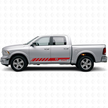 Individuelle Hemi-Stil Seitenstreifen Vinyl-Aufkleber für Dodge Ram Rebel 1500 2009–2016_4