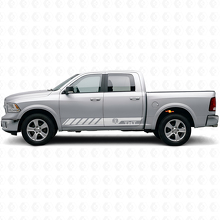 Individuelle Hemi-Stil Seitenstreifen Vinyl-Aufkleber für Dodge Ram Rebel 1500 2009–2016_5