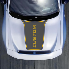 Benutzerdefinierter Text Motorhauben-Folienaufkleber für Dodge Charger Electric_2