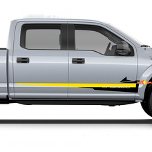 Retro Custom Text Performance Seitenstreifen Grafiken Decal Aufkleber für Musclecar truck 3