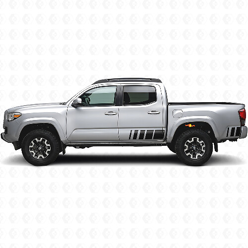 Retro-Stil Seitenstreifen Vinyl-Aufkleberset für Toyota Tacoma 2016