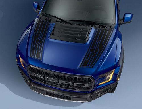 Ford F150 Raptor 2017 Motorhauben-Grafikpaket-Aufkleber – 4