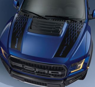 Ford F150 Raptor 2017 Motorhauben-Grafikpaket-Aufkleber – 3
