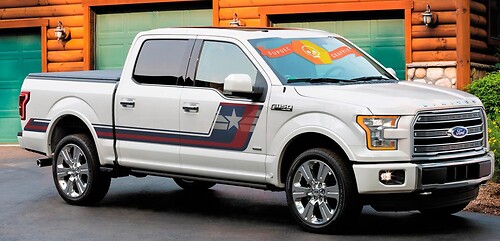 NEU Captain America Thema Superheld patriotischer Ford F-150 Hockey Tremor Style Aufkleber Aufkleber Streifen Vinyl Grafiken
