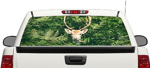 Deer Camo Hanting Heckscheibenaufkleber Pick-up Truck SUV Car 3