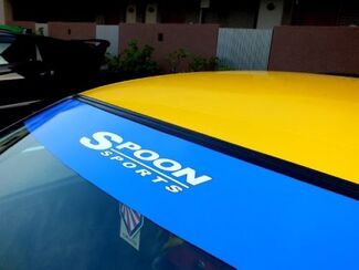 Spoon Sports Frontscheiben-Fenster-Sonnenschutz-Team-Aufkleber